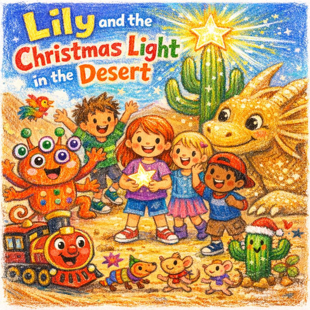 Lily and the Christmas Light in the Desert