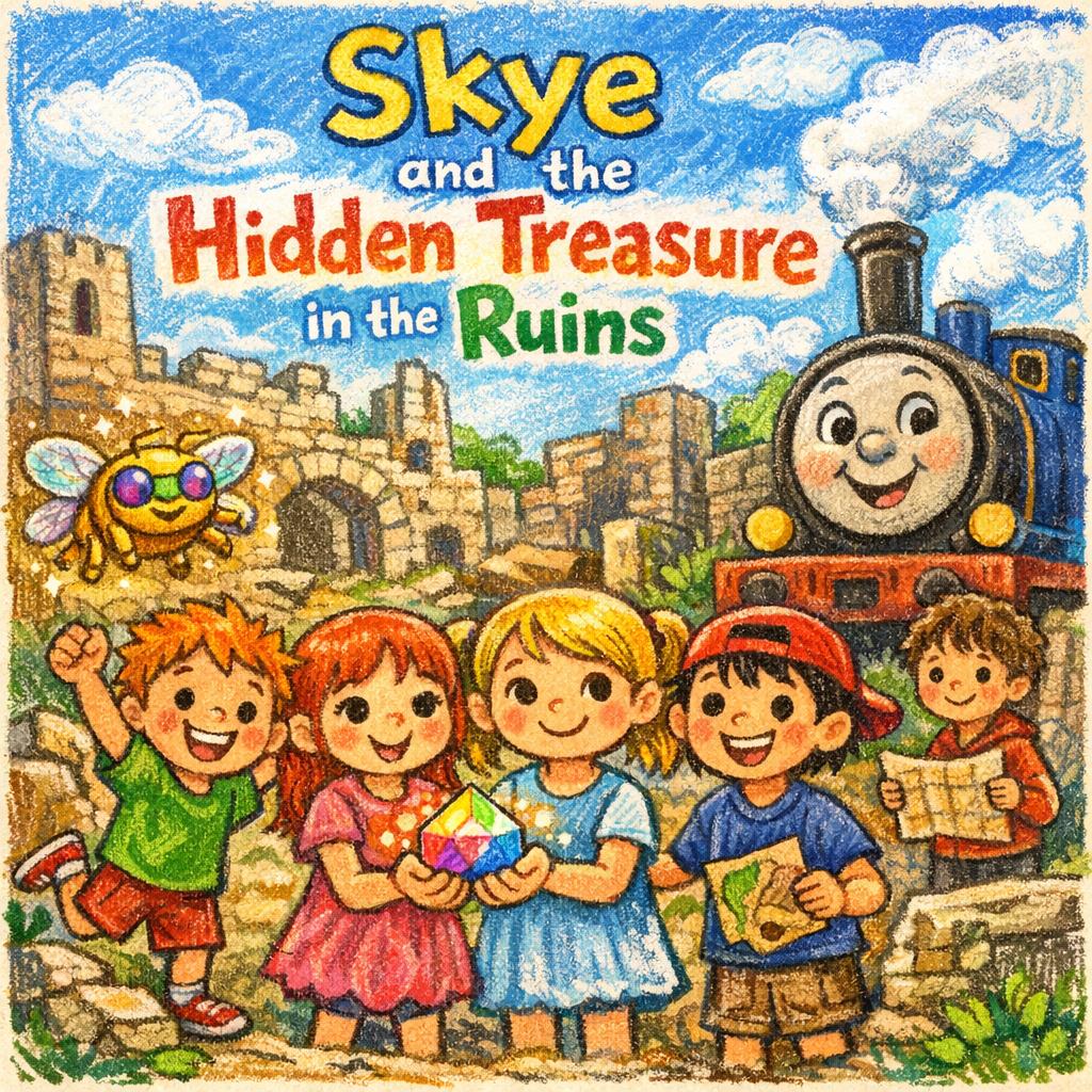 Skye and the Hidden Treasure in the Ruins