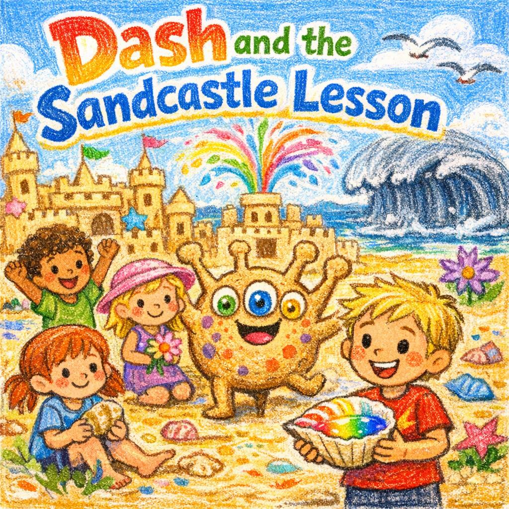Dash and the Sandcastle Lesson
