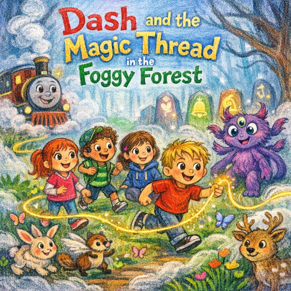 Dash and the Magic Thread in the Foggy Forest