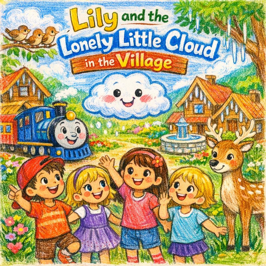 Lily and the Lonely Little Cloud in the Village