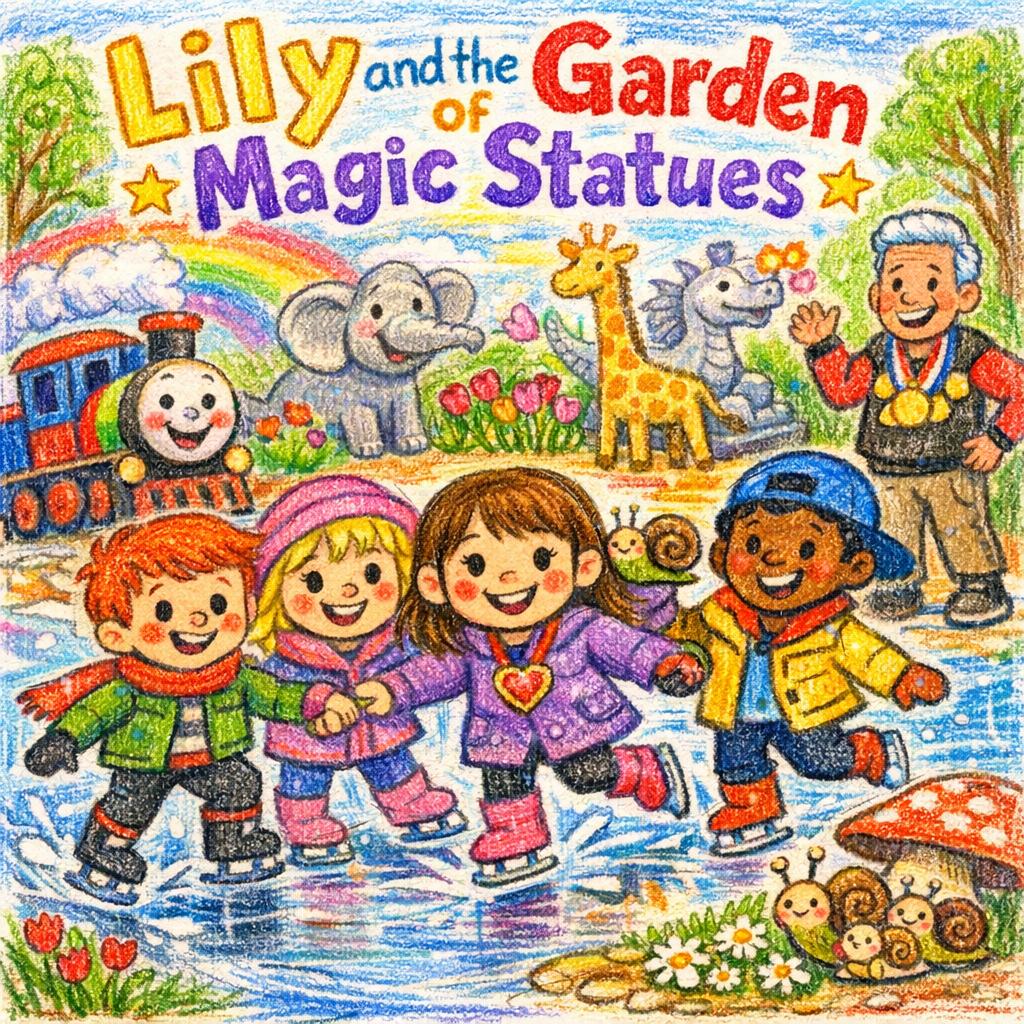 Lily and the Garden of Magic Statues