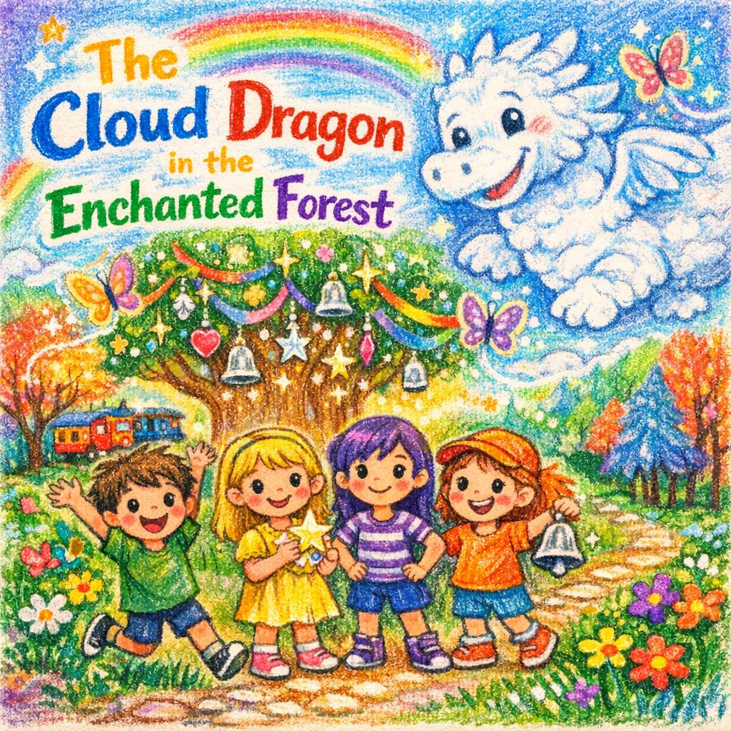 The Cloud Dragon in the Enchanted Forest