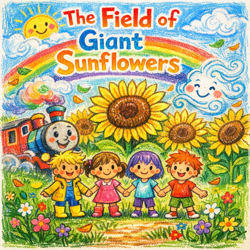 The Field of Giant Sunflowers