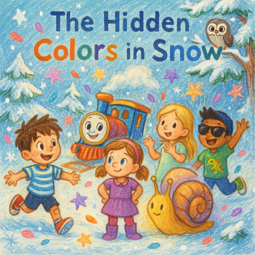 The Hidden Colors in the Snow